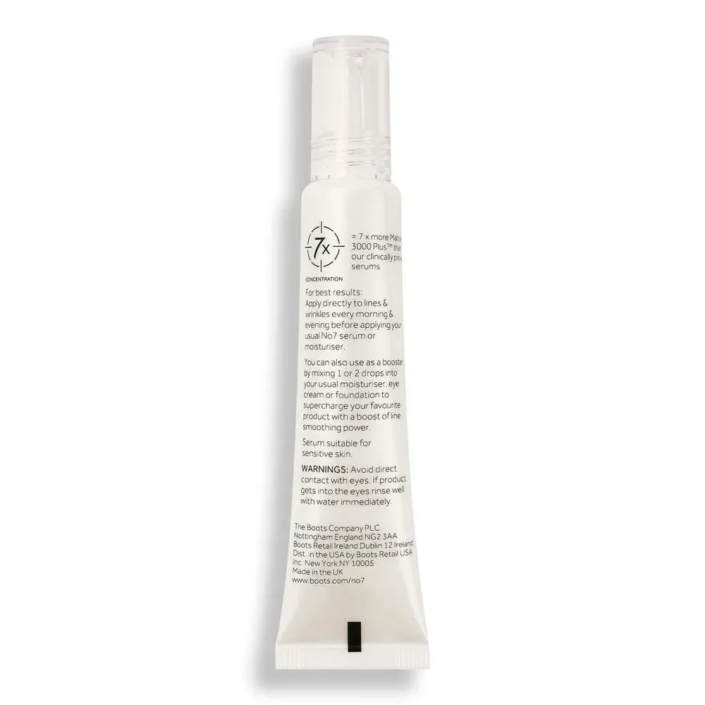 No7 Laboratories Line Correcting Booster Wrinkle Reducer Serum 0.84 oz 25 ml NEW